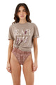 EARTH BROWN OVERSIZE T-SHIRT