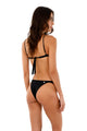 TEXTURED IPANEMA BLACK  BOLD BOTTOM