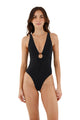 BLACK MISHA HOOP ONE PIECE