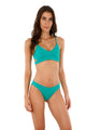 TEXTIRED IPANEMA SUNNY GREEN ZIBA TOP